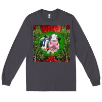 Smoke christmas holstein Long Sleeve Tee - LillyAllenDesigns