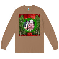 Toasted Coconut christmas holstein Long Sleeve Tee - LillyAllenDesigns