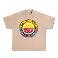 Burro Hello Summer Urban Heavy Tee - CowhideDigitalArt