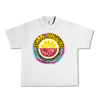 Lunar Rock Hello Summer Urban Heavy Tee - CowhideDigitalArt