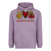 Lavender Peace Love Lupita Heavyweight Hoodie - Jasminsmagicworld