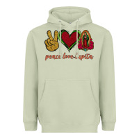 Matcha Peace Love Lupita Heavyweight Hoodie - Jasminsmagicworld
