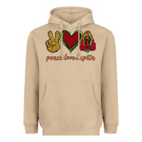 Mushroom Peace Love Lupita Heavyweight Hoodie - Jasminsmagicworld