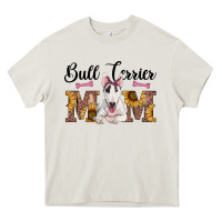 Cream western bull terrier mom Heavy Core Tee - RanaPortraitStore