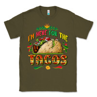 Army Green I'm here for the tacos Classic Tee - FaDigitalArtStudio