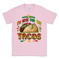 Bubblegum Pink I'm here for the tacos Classic Tee - FaDigitalArtStudio