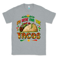 Heather Grey I'm here for the tacos Classic Tee - FaDigitalArtStudio