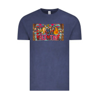 Vintage Denim Nach Valentine Vintage Tee - CowhideDigitalArt