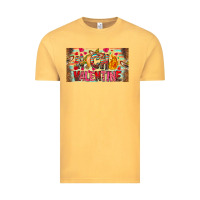 Vintage Mustard Nach Valentine Vintage Tee - CowhideDigitalArt