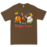 Cacao Happy Easter Sports With Butterfly Premium Tee - BundleAndBundleShop