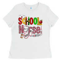 White School Nurse Ladies Tee - LillyAllenDesigns