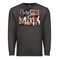Smoke baseball mom Premium Sweatshirt - Jasminsmagicworld