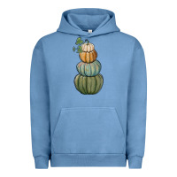 Pigment Pebble Blue pumpkins Urban Hoodie - RanaPortraitStore