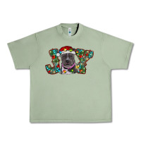 Oil Green christmas joy pitbull Urban Heavy Tee - RanaPortraitStore