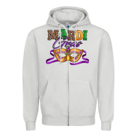 Happy Mardi Gras Carnival Mask Zipper Hoodie | Teevron