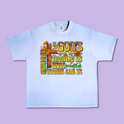 Autumn Is God's Way Of Showing Us How Beautiful Ch Urban Heavy Tee Designed By Cowhidedigitalart