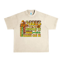 Sandshell Autumn Is God's way Of Showing Us How Beautiful Ch Urban Heavy Tee - CowhideDigitalArt
