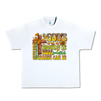 White Autumn Is God's way Of Showing Us How Beautiful Ch Urban Heavy Tee - CowhideDigitalArt