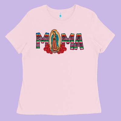 Mama Our Lady Ladies Tee Designed By Cowhidedigitalart