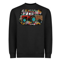 Black western tracktor Heavyweight Sweatshirt - RanaPortraitStore