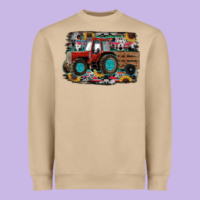 Western Tracktor Heavyweight Sweatshirt Designed By Ranaportraitstore