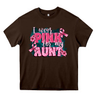 I Wear Pink For My Aunt Heavy Core Tee | Teevron