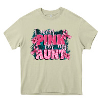 Mossy i wear pink for my aunt Heavy Core Tee - FaDigitalArtStudio