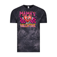Cloud Black Mamas Valentine Vintage Tee - CowhideDigitalArt