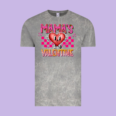 Mamas Valentine Vintage Tee Designed By Cowhidedigitalart