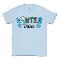 Dusty Blue winter vibes Classic Tee - RanaPortraitStore