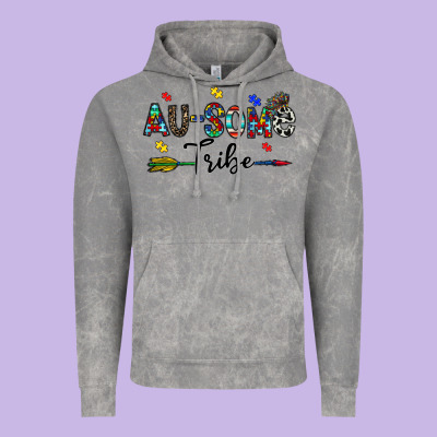 Au Some Tribe Vintage Hoodie Designed By Cowhidedigitalart