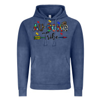 Vintage Denim au some tribe Vintage Hoodie - CowhideDigitalArt