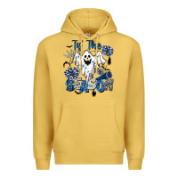 Antique Gold Tis' The Season Cheer Ghost Premium Hoodie - BarkalooDesign