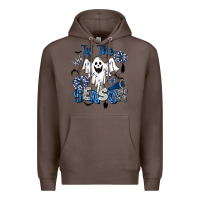 Coffee Tis' The Season Cheer Ghost Premium Hoodie - BarkalooDesign