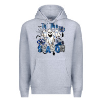 Heather Grey Tis' The Season Cheer Ghost Premium Hoodie - BarkalooDesign