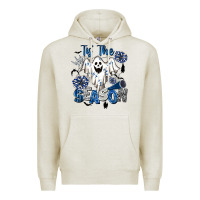 Oatmeal Heather Tis' The Season Cheer Ghost Premium Hoodie - BarkalooDesign