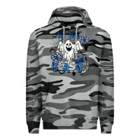 Slate Camo Tis' The Season Cheer Ghost Premium Hoodie - BarkalooDesign