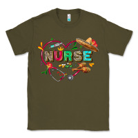 Army Green Cinco de mayo Nurse Classic Tee - FaDigitalArtStudio
