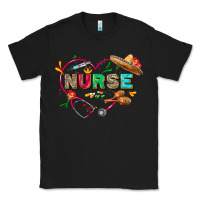 Black Cinco de mayo Nurse Classic Tee - FaDigitalArtStudio