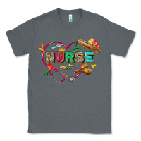 Charcoal Heather Cinco de mayo Nurse Classic Tee - FaDigitalArtStudio