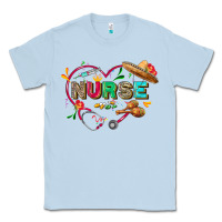 Dusty Blue Cinco de mayo Nurse Classic Tee - FaDigitalArtStudio