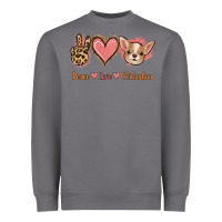 Storm Peace Love Chihuahua Heavyweight Sweatshirt - Jasminsmagicworld