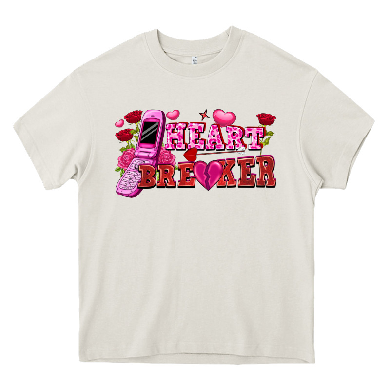 Heart Breaker Valentine's Day Heavy Core Tee by FaDigitalArtStudio | Teevron