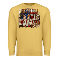Antique Gold american football dad Premium Sweatshirt - Jasminsmagicworld