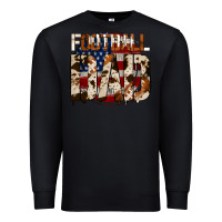 Black american football dad Premium Sweatshirt - Jasminsmagicworld