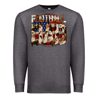 Charcoal Heather american football dad Premium Sweatshirt - Jasminsmagicworld