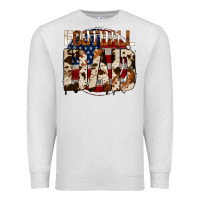 Oatmeal Heather american football dad Premium Sweatshirt - Jasminsmagicworld