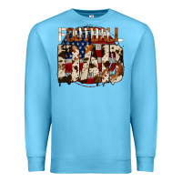Ocean Blue american football dad Premium Sweatshirt - Jasminsmagicworld