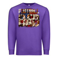 Purple american football dad Premium Sweatshirt - Jasminsmagicworld