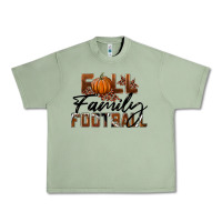 Oil Green Fall Family Football Urban Heavy Tee - LillyAllenDesigns